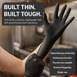 CareStock Black Nitrile Exam Gloves, Chemo Tested, X-Large