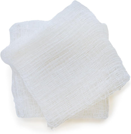 CareStock Gauze Sponge, 2 x 2 in. 12-Ply, Medical-Grade Cotton Wound Dressing