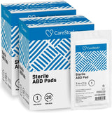 CareStock Sterile Abdominal Pad, 5 x 9 Inch – Nonwoven Cellulose ABD Pads