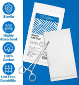 CareStock Sterile Abdominal Pad, 5 x 9 Inch – Nonwoven Cellulose ABD Pads