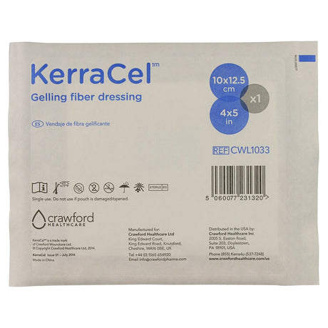 3M Kerracel Gelling Fiber Wound Dressing, 4 x 5 Inch