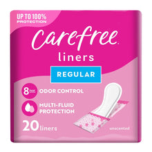 Carefree Acti-Fresh Daily Liners, Regular, Unscented