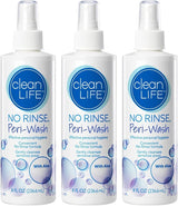 CleanLife No Rinse Peri Wash, 8 oz, Pack of 3