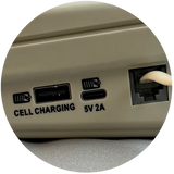 Med-Pat D520U Corded Phone with USB-A & USB-C Charging