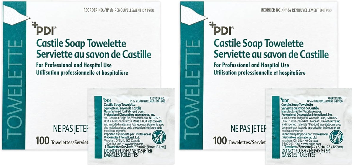 PDI Castile Soap Towelette, Scented