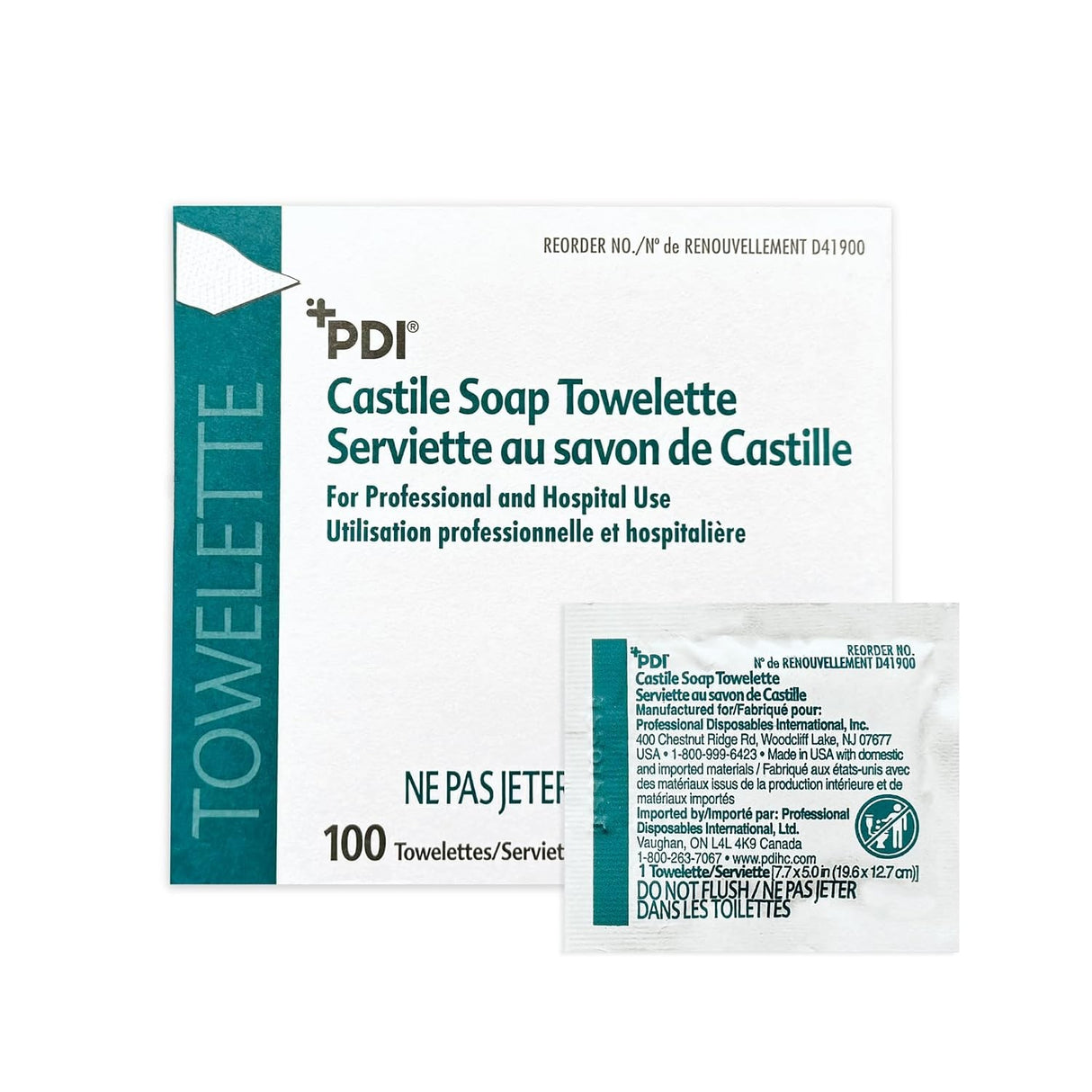 PDI Castile Soap Towelette, Scented