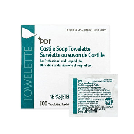 PDI Castile Soap Towelette, Scented