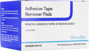 DermaRite Adhesive Remover, 1.5" x 3.5" Alcohol-Based Wipe - DER82100 - LL Medico