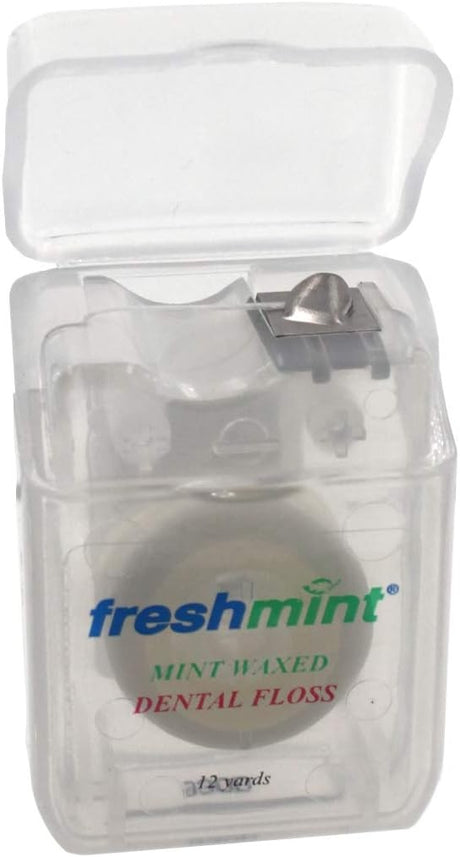 Freshmint Mint Waxed Dental Floss, 12 Yards