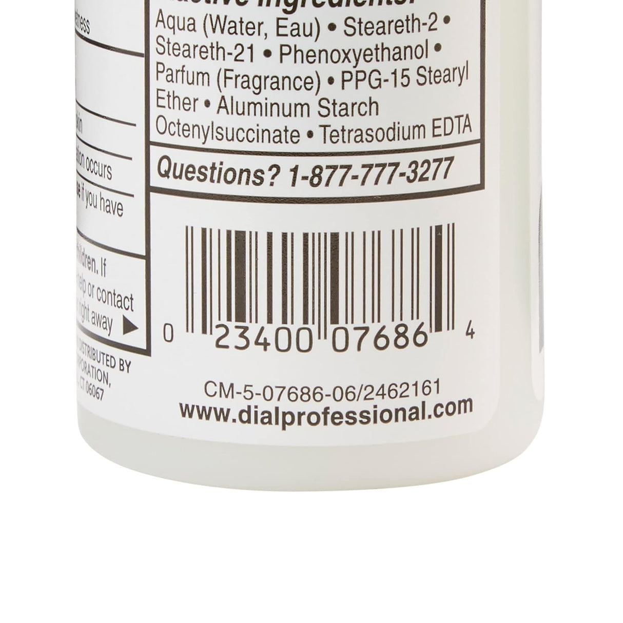 Dial Professional Anti-Perspirant & Deodorant Roll-On, Crystal Breeze, 1.5 fl oz