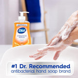 Dial Professional Antibacterial Defense Liquid Hand Soap with Aloe, Gold, 11 fl oz, Box of 12