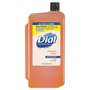 Dial Professional Antimicrobial Liquid Soap, Original Gold, 1 Liter