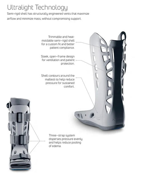 DJO Aircast AirSelect Standard Tall Pneumatic Air Walker Boot