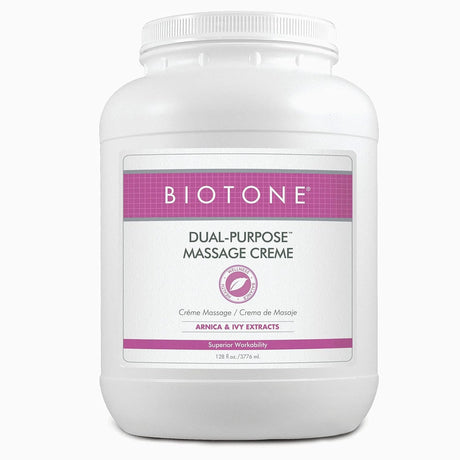 Biotone Dual-Purpose Massage Creme with Arnica & Ivy Extracts, 128 fl oz