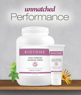 Biotone Dual-Purpose Massage Creme with Arnica & Ivy Extracts, 128 fl oz