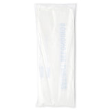 DawnMist Patient Belongings Bag, White, 20" x 20", Plastic, Drawtape Closure - DSPB01 - LL Medico