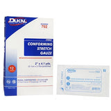 Dukal Conforming Bandage, Sterile, 2" x 4.1 yds, 1-Ply, White, Rayon / Polyester - DUK702 - LL Medico