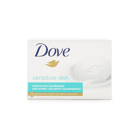 Dove Sensitive Skin Bar Soap, Unscented, 3.75 oz