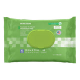 McKesson Flushable XL Wipes, Fragrance Free, 12.5" x 7.5"