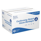 Dynarex Conforming Stretch Gauze Bandage, Sterile, 3" x 4.1 yds, White, Polyester - DYN3113 - LL Medico