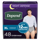 Depend Night Defense Underwear for Men