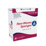 dynarex Sterile Nonwoven Sponge, 4 x 4 Inch, 4-Ply