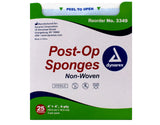 dynarex Sterile Nonwoven Sponge, 4 x 4 Inch, 4-Ply