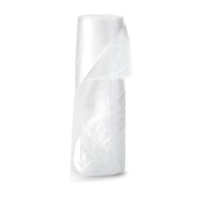 McKesson Light Duty Trash Bag, Clear, 10 gal, 5 Mic, 24 x 24", HDPE, Star Seal Bottom, Coreless Roll - EC2424N - LL Medico