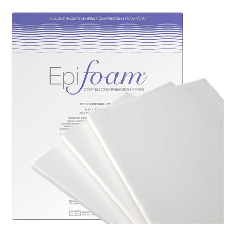 Epi-foam Foam Pad, Silicone Foam Dressing, For Use Under Compression Garments - EPF-3-Pack - LL Medico