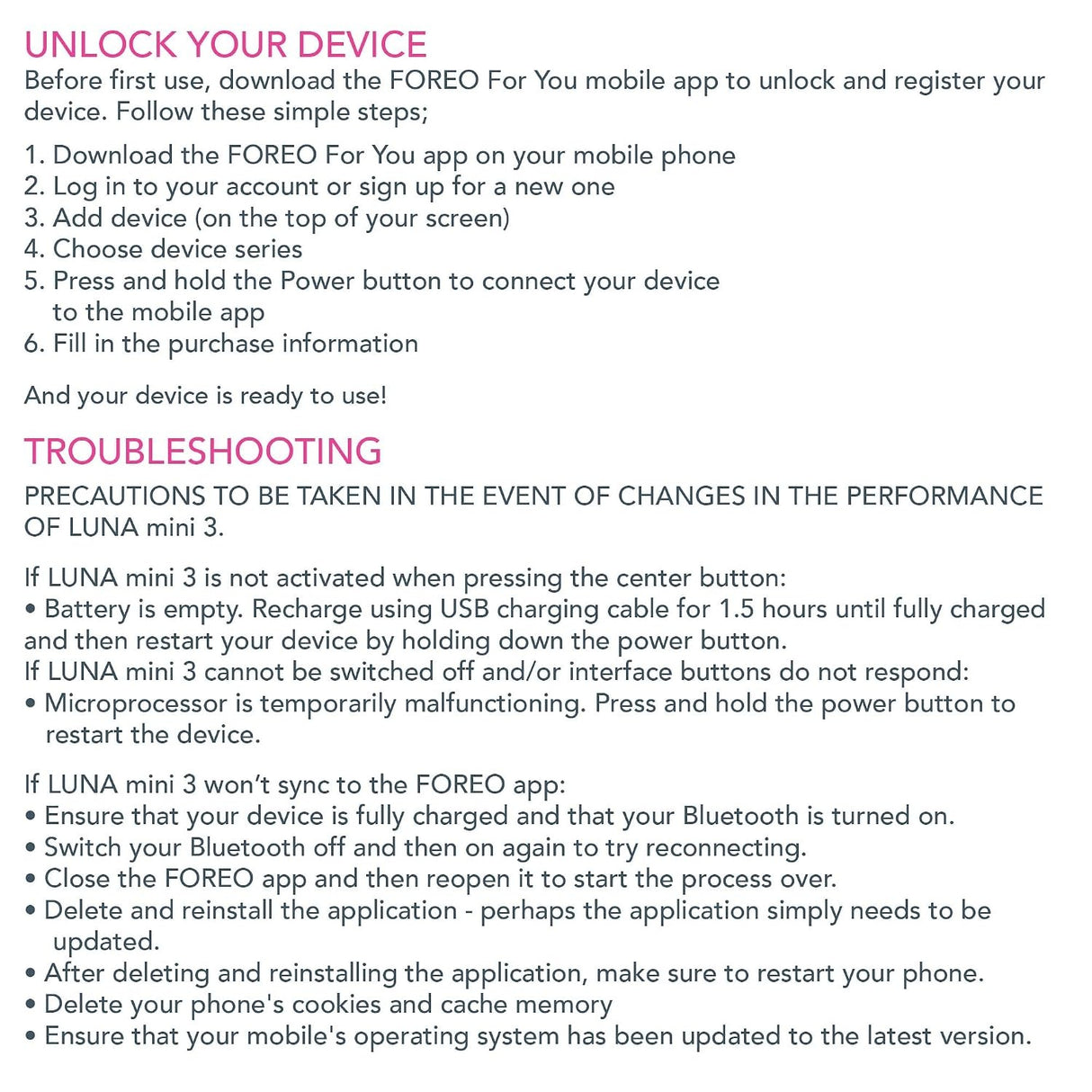 LUNA 4 Facial Cleansing Device for Sensitive Skin