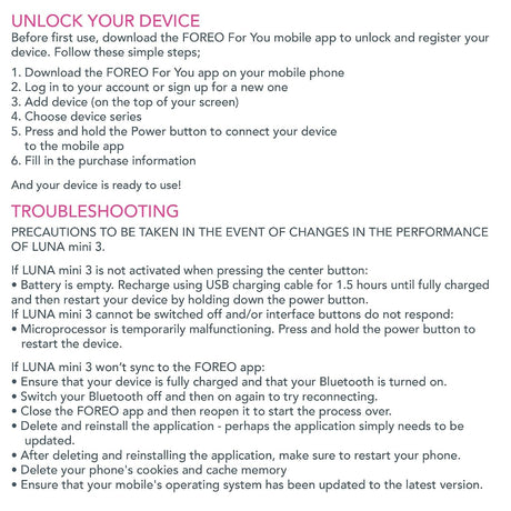 LUNA 4 Facial Cleansing Device for Sensitive Skin