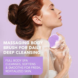 LUNA 4 body Massaging Body Brush, Lavender