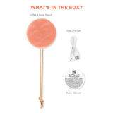 LUNA 4 body Massaging Body Brush, Perfect Peach