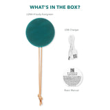 LUNA 4 body Massaging Body Brush, Evergreen