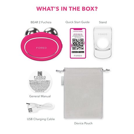 BEAR 2 Microcurrent Toning Device, Fuchsia