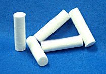 Fabco Cotton Dental Roll, Sterile, White, Cotton, 0.375 x 1.5"