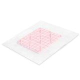 PolyMem Adhesive with Border, Foam Dressing, 6 x 6", Pink, Polyurethane Foam, Sterile - FER7606 - LL Medico