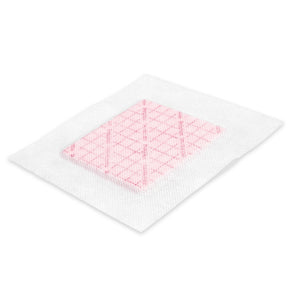 PolyMem Adhesive with Border, Foam Dressing, 6 x 6", Pink, Polyurethane Foam, Sterile - FER7606 - LL Medico