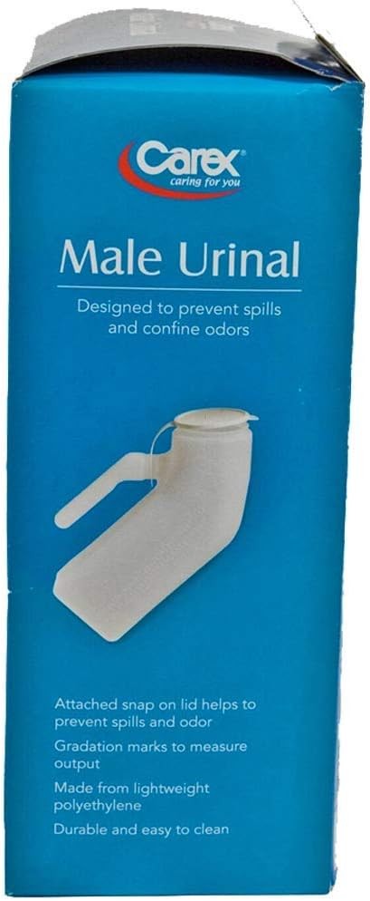 Drive Male Urinal Carex 32 Oz. / 946 Ml with Closure Single Patient Use