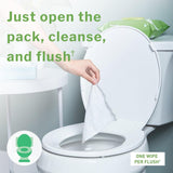 McKesson Flushable Wipes, Fresh Scent, 7" x 6.9"
