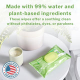 McKesson Flushable Wipes, Fresh Scent, 7" x 6.9"