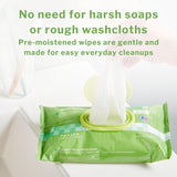 McKesson Flushable Wipes, Fresh Scent, 7" x 6.9"