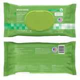 McKesson Flushable Wipes, Fresh Scent, 7" x 6.9"