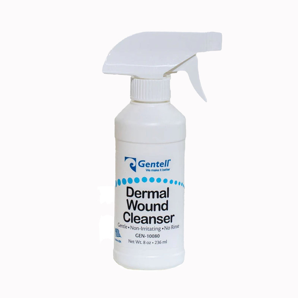 Gentell Dermal Wound Cleanser, 8-ounce spray bottle