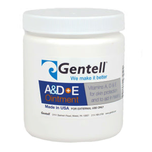 Gentell A&D+E Ointment, Medicinal Scent, 16 oz Jar