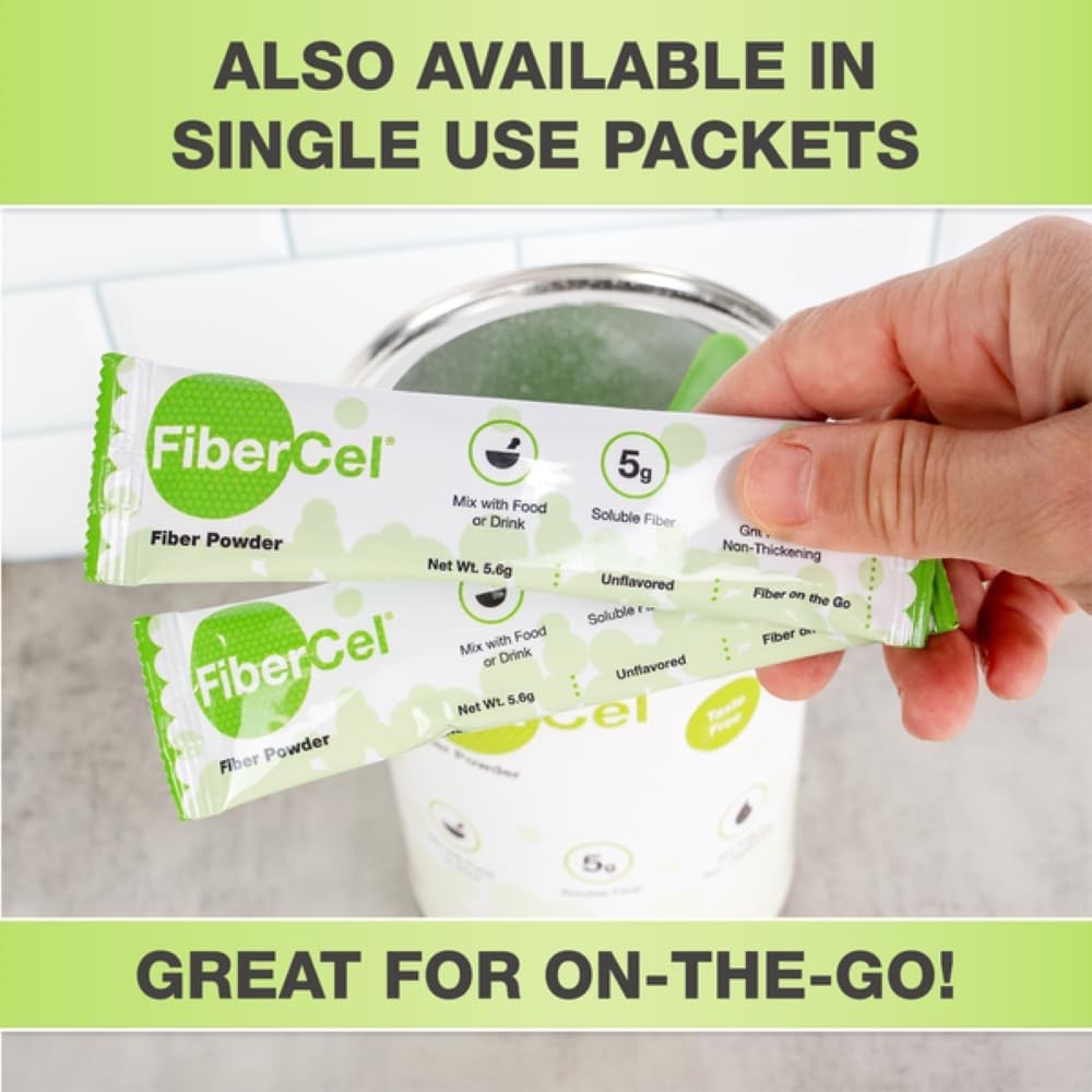 FiberCel Fiber Powder, Unflavored, 12 oz