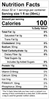 LiquaCel Concentrated Liquid Protein Oral Supplement, Apple, 32 oz