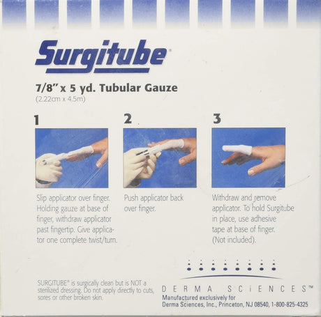 Surgitube Tubular Retainer Dressing, Size 2, 7/8 Inch x 5 Yard