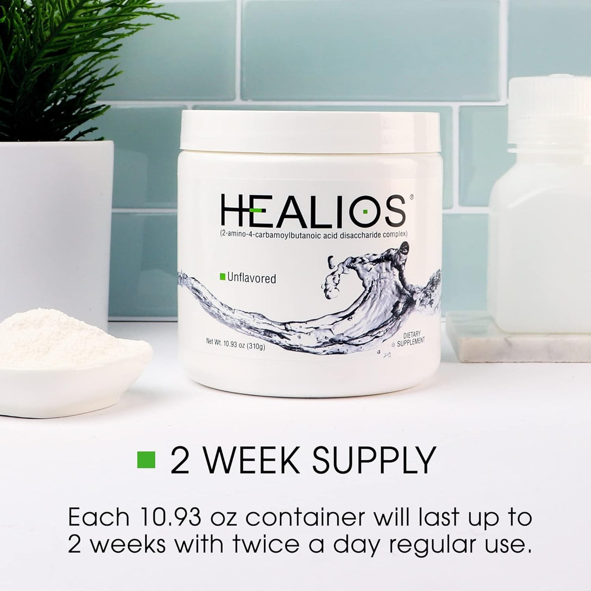 Healios Unflavored Oral Supplement Powder, 10.93 oz