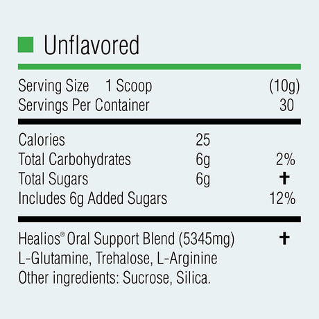 Healios Unflavored Oral Supplement Powder, 10.93 oz